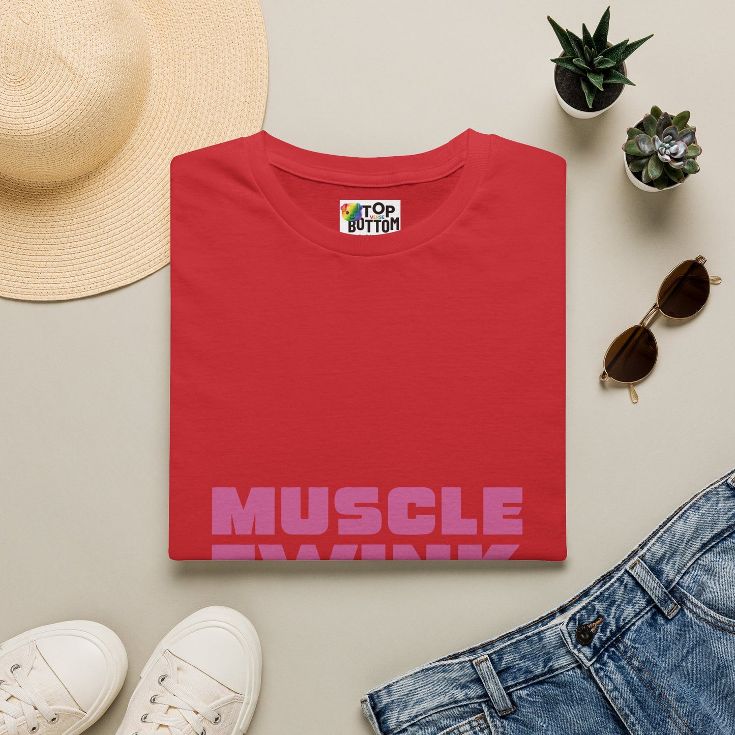 T‑Shirt — 'MUSCLE TWINK'