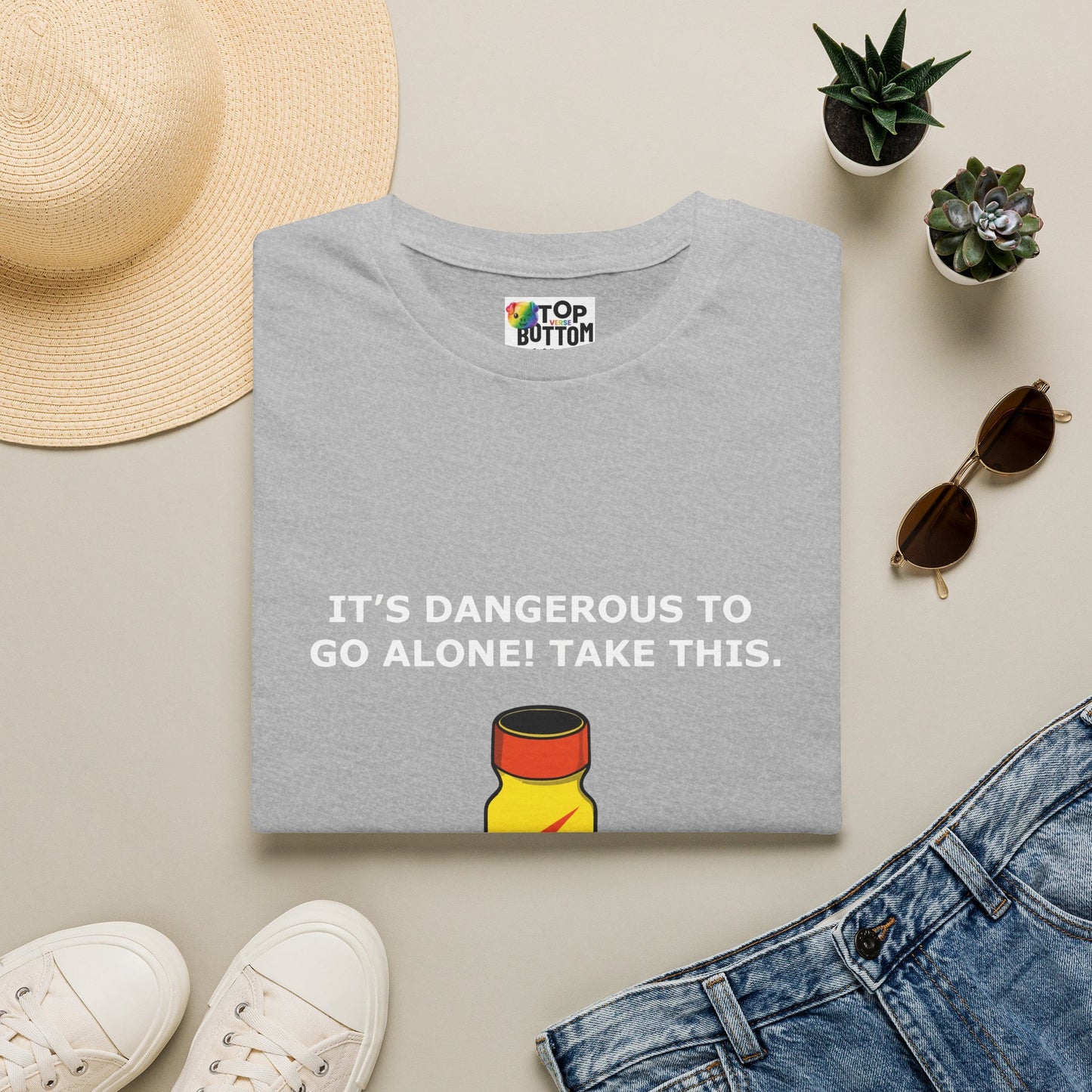 "It's Dangerous to Go Alone! Take This." T-Shirt