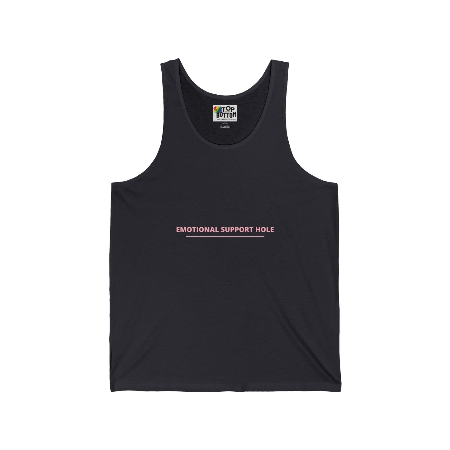 Emotional Support Hole Tank Top