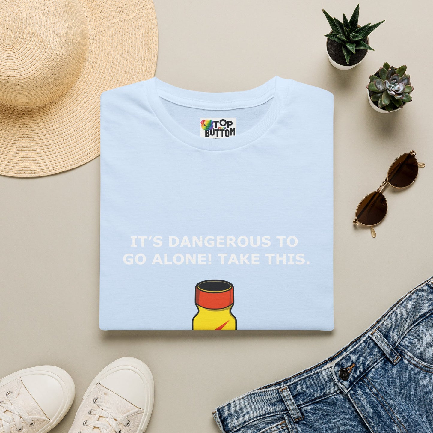 "It's Dangerous to Go Alone! Take This." T-Shirt