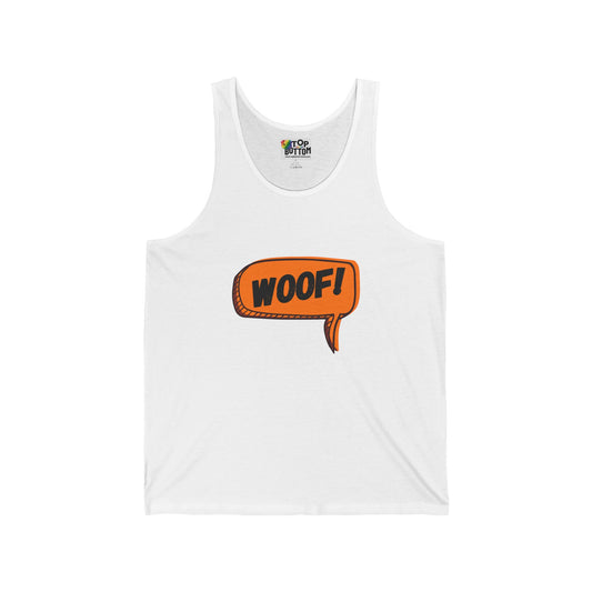 Woof! Speech Bubble Tank Top