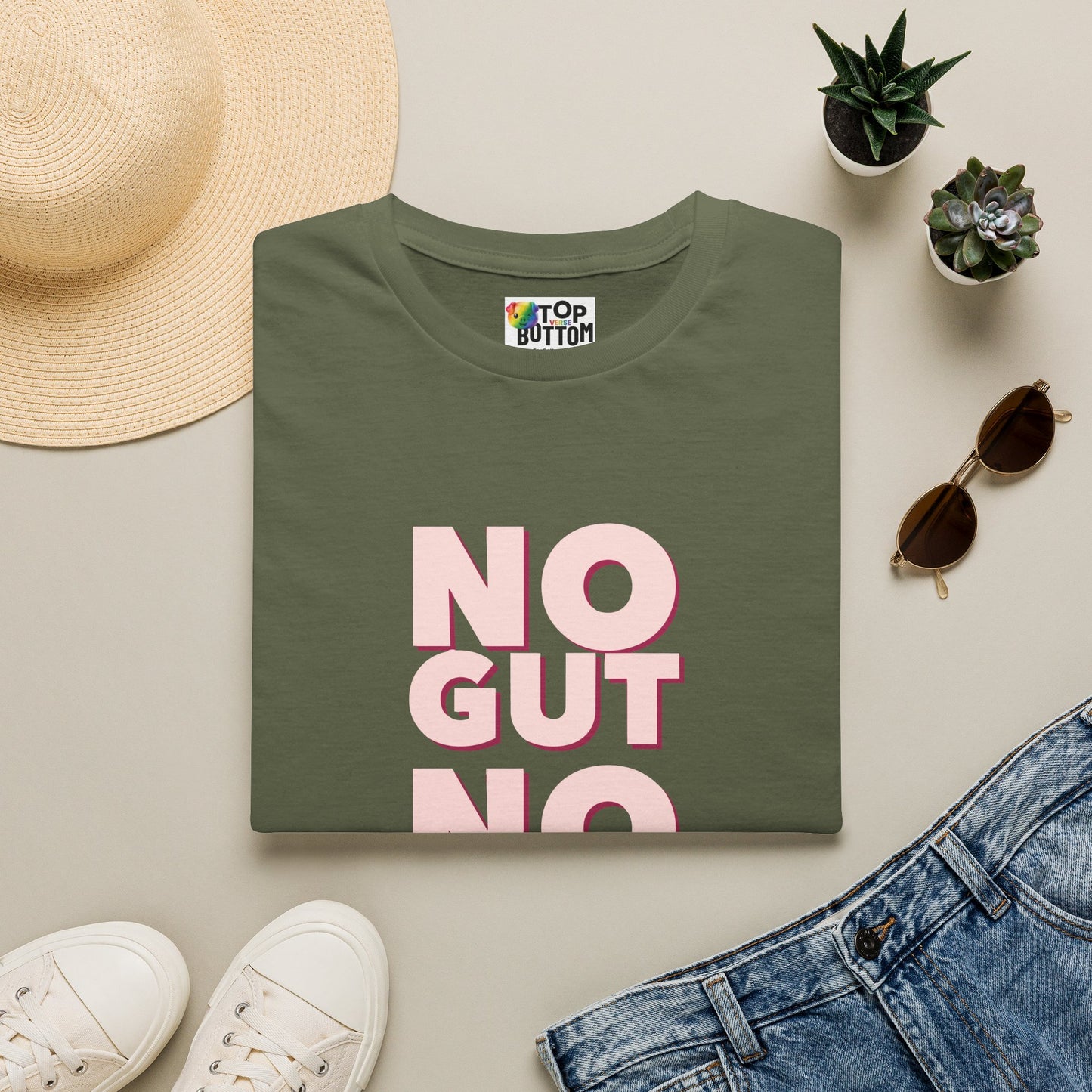 No Gut No Nut Graphic T-Shirt