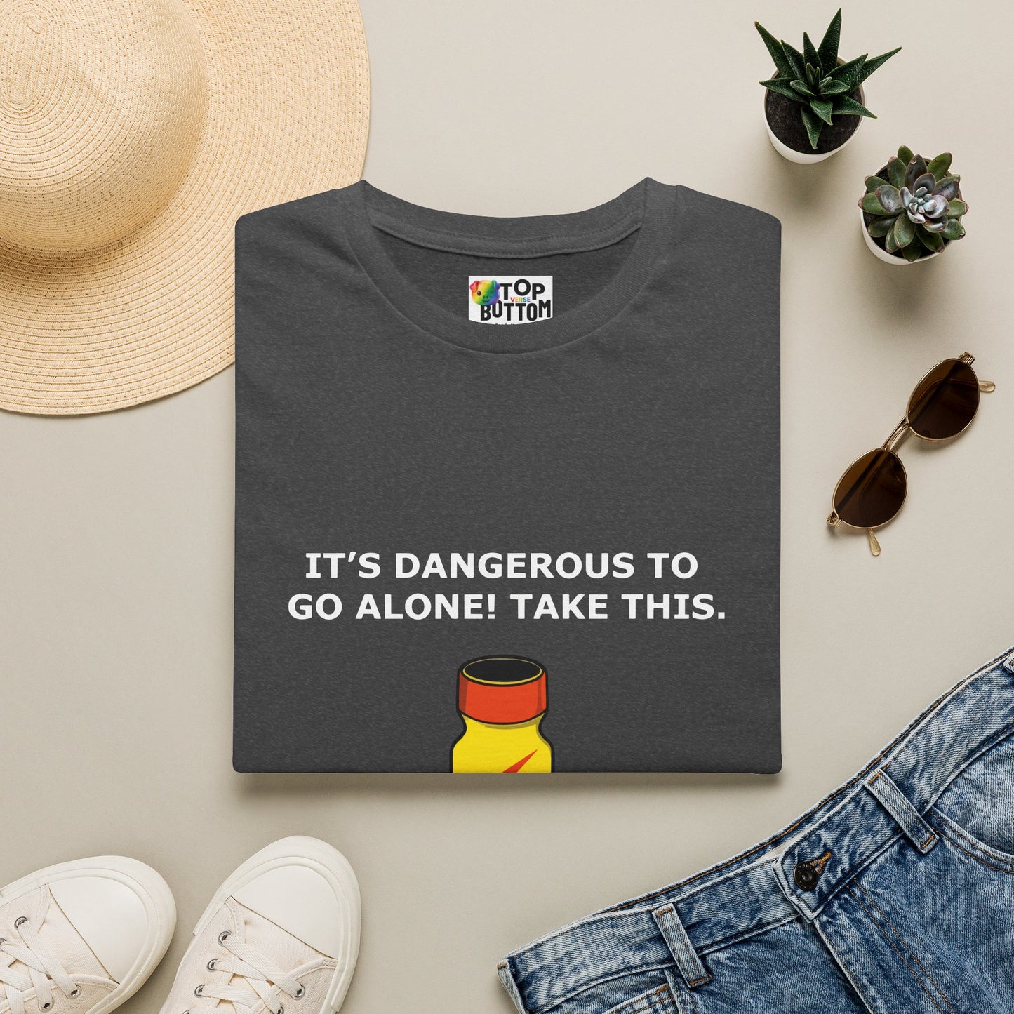 "It's Dangerous to Go Alone! Take This." T-Shirt