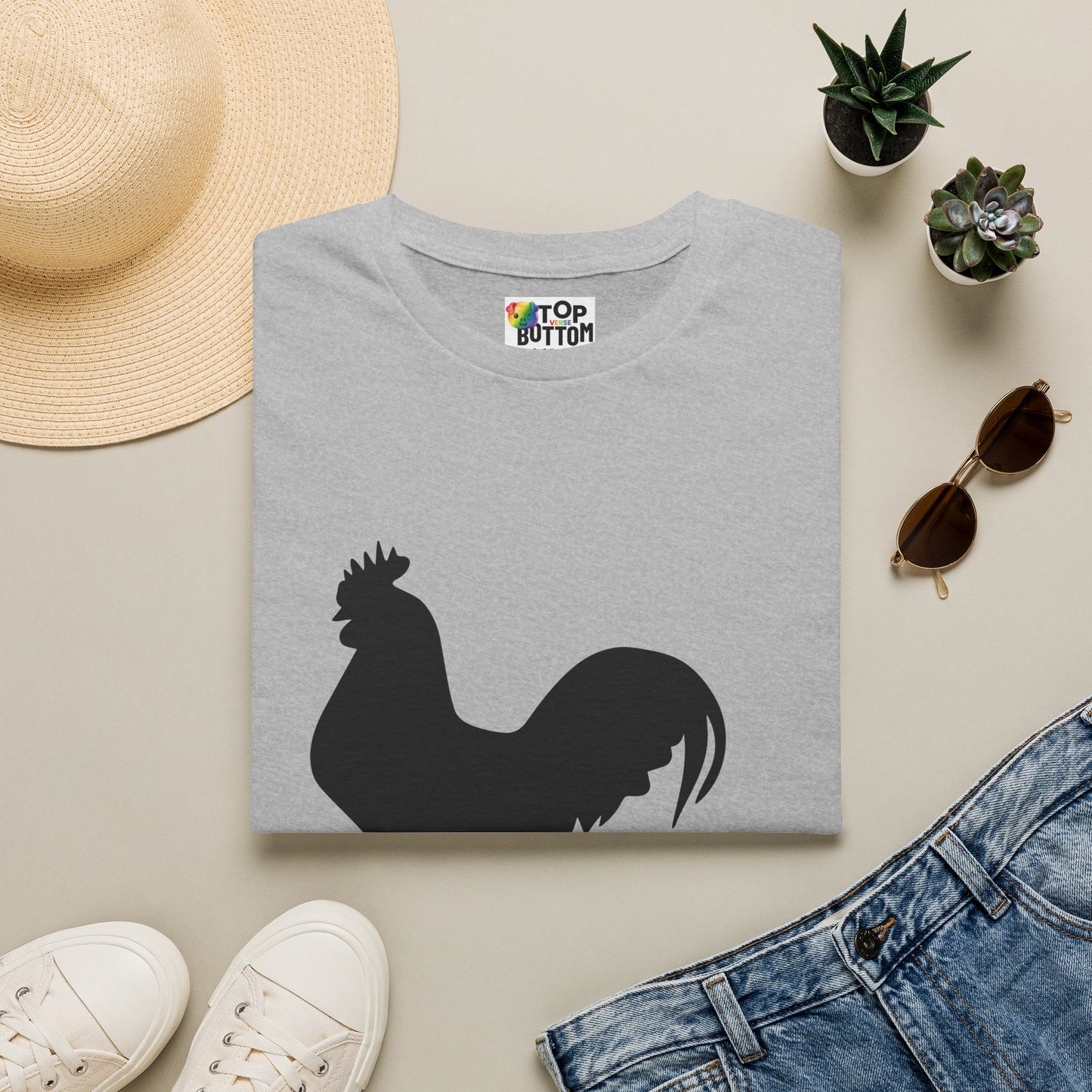 Rooster Silhouette Cock T-Shirt