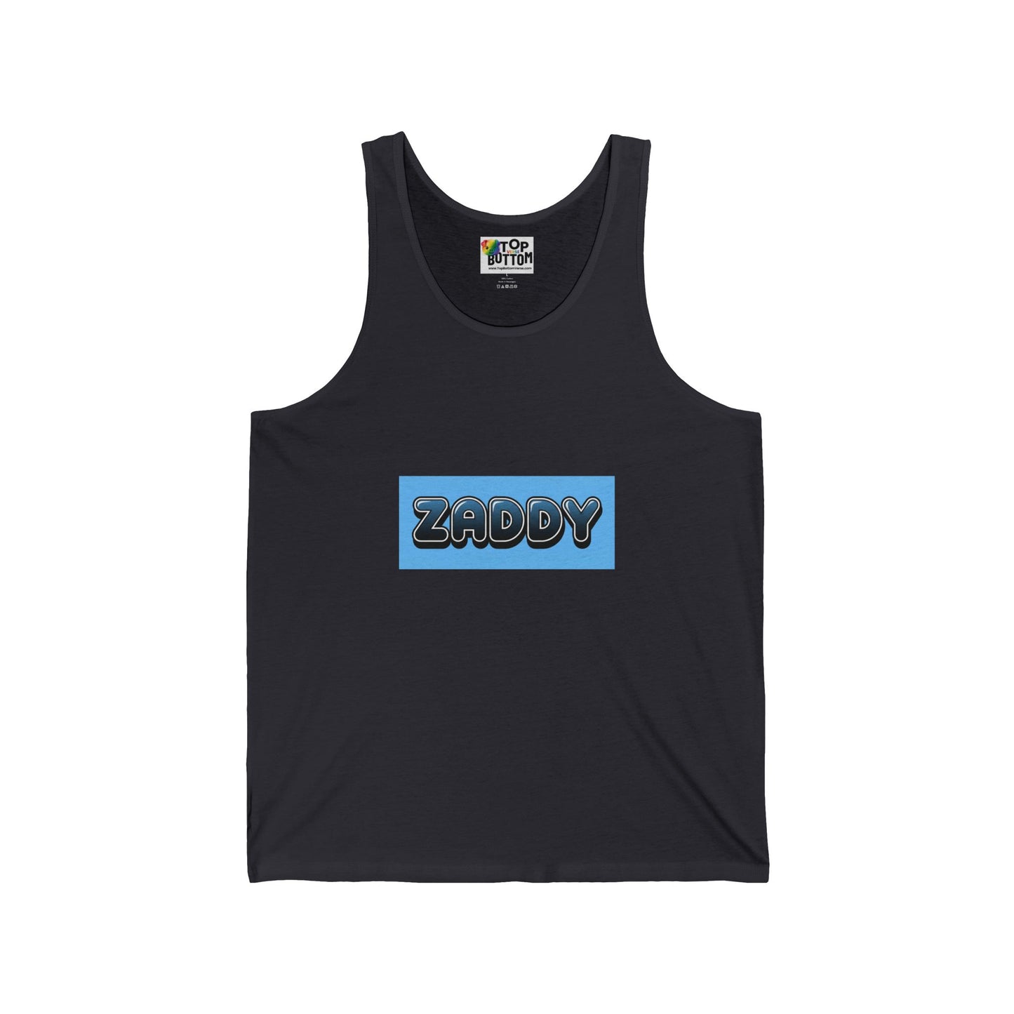 Zaddy Blue Retro Graphic Tank Top