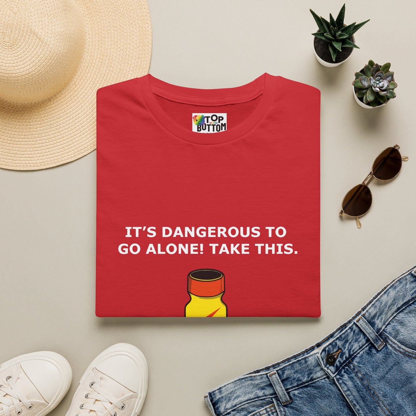 "It's Dangerous to Go Alone! Take This." T-Shirt