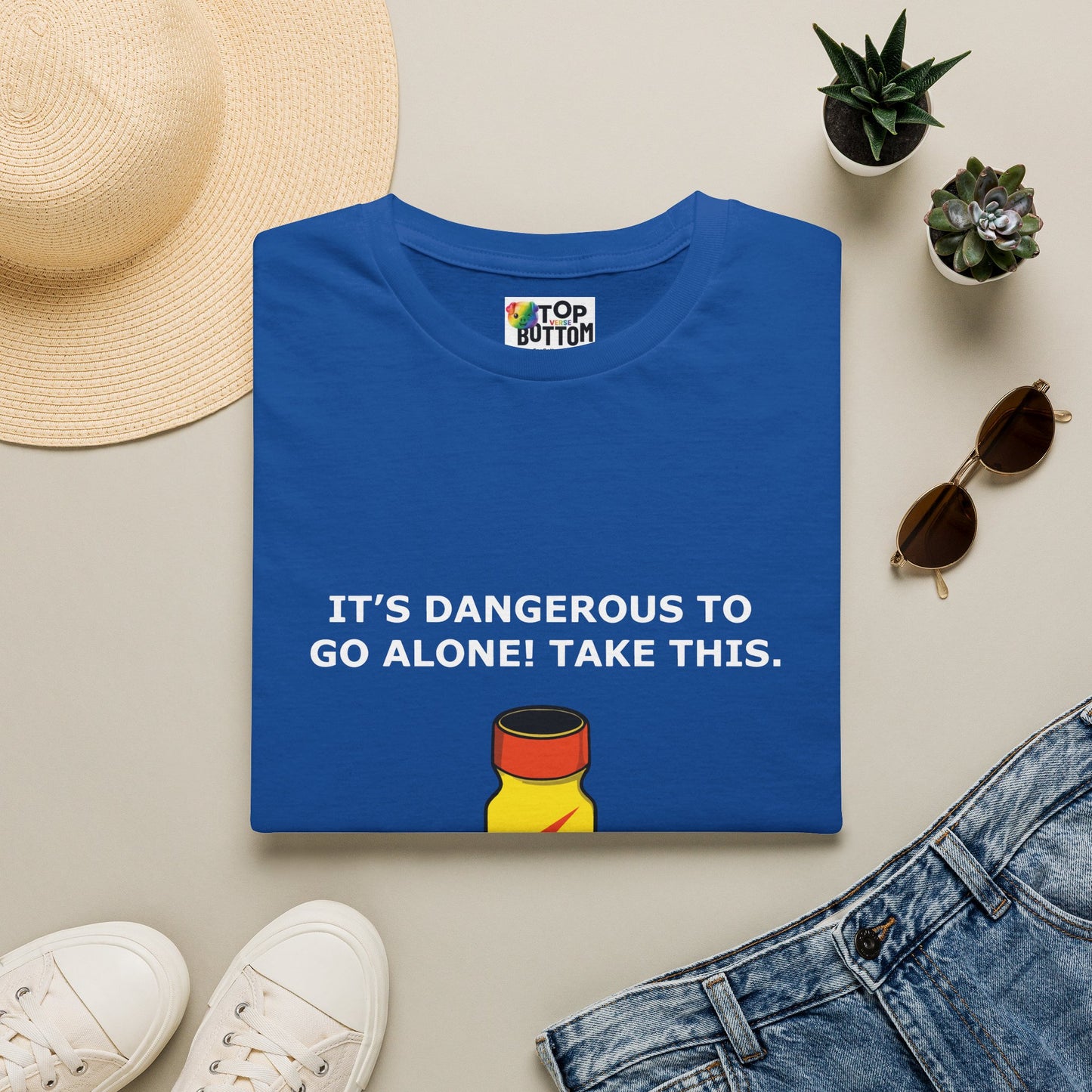 "It's Dangerous to Go Alone! Take This." T-Shirt