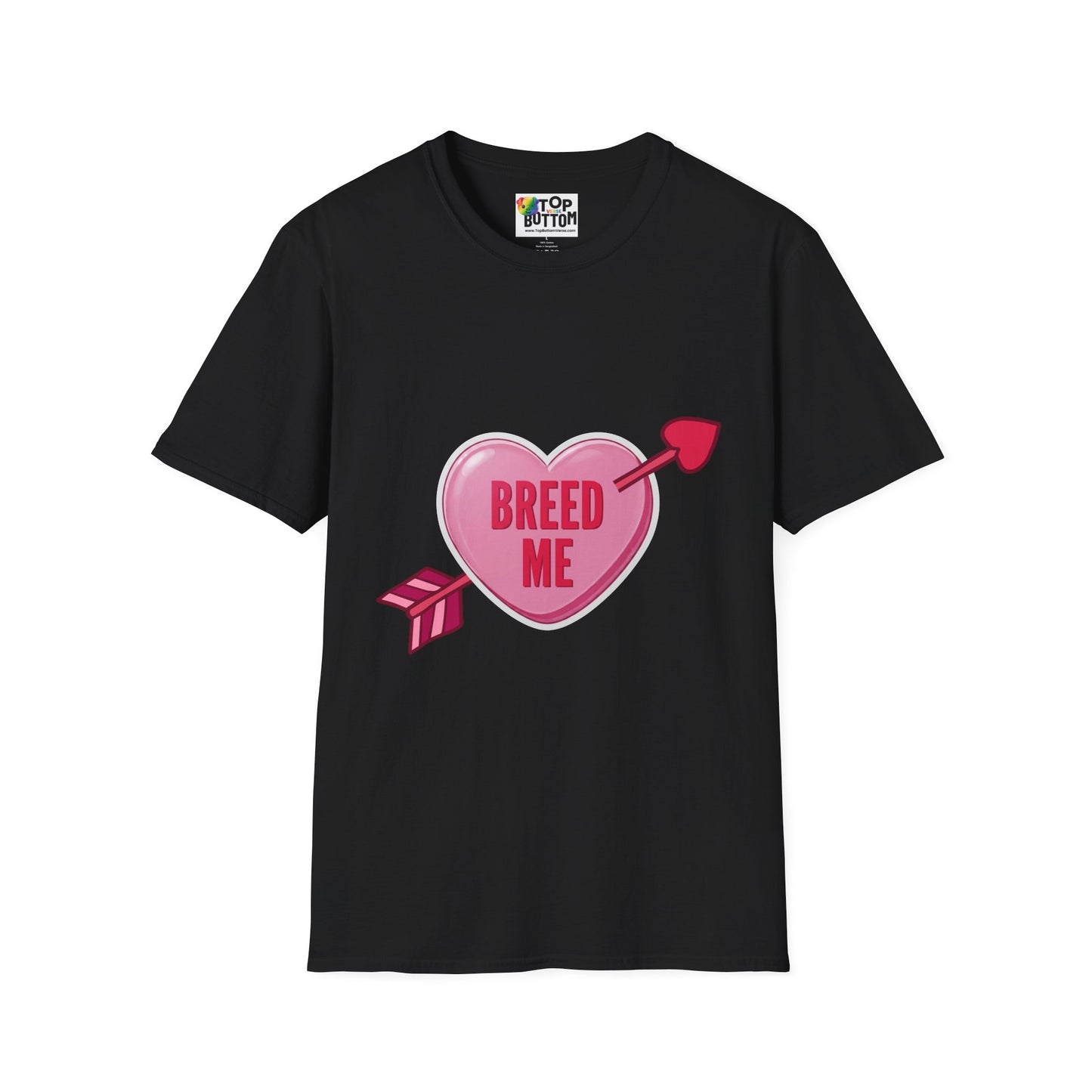T-Shirt — Pink Heart 'Breed Me'