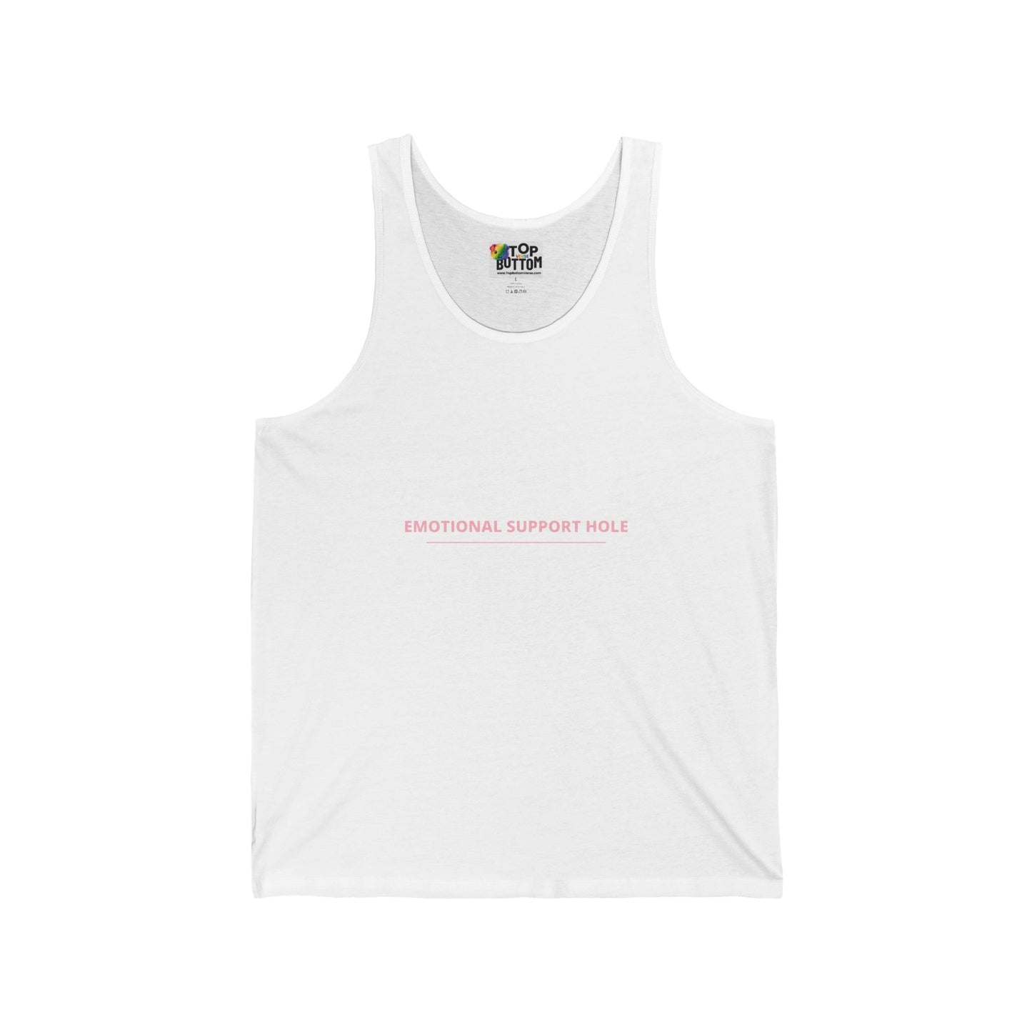 Emotional Support Hole Tank Top