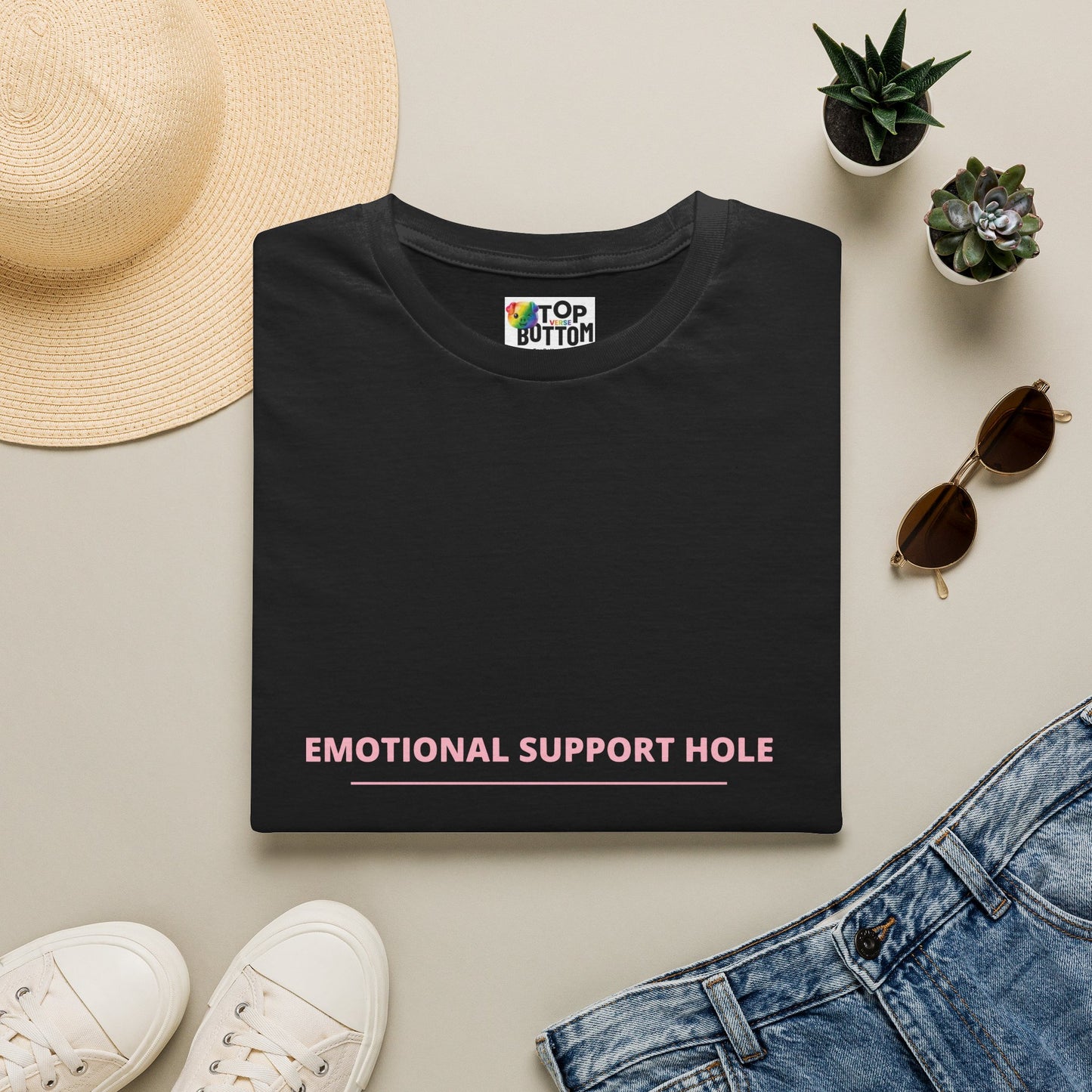 Emotional Support Hole T-Shirt