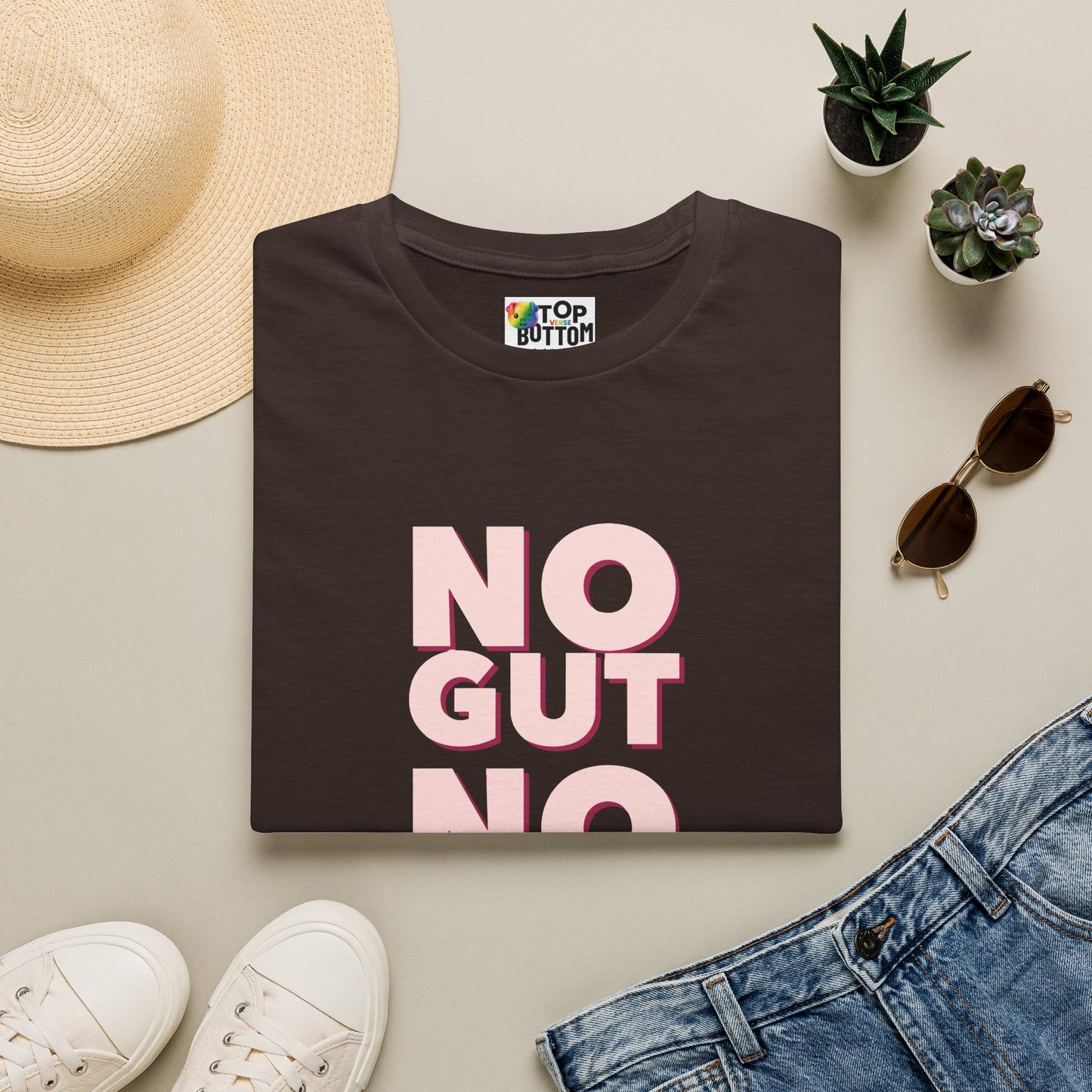 No Gut No Nut Graphic T-Shirt