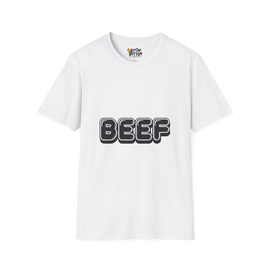 Beef Graphic T-Shirt — Retro Bubble Letter Tee