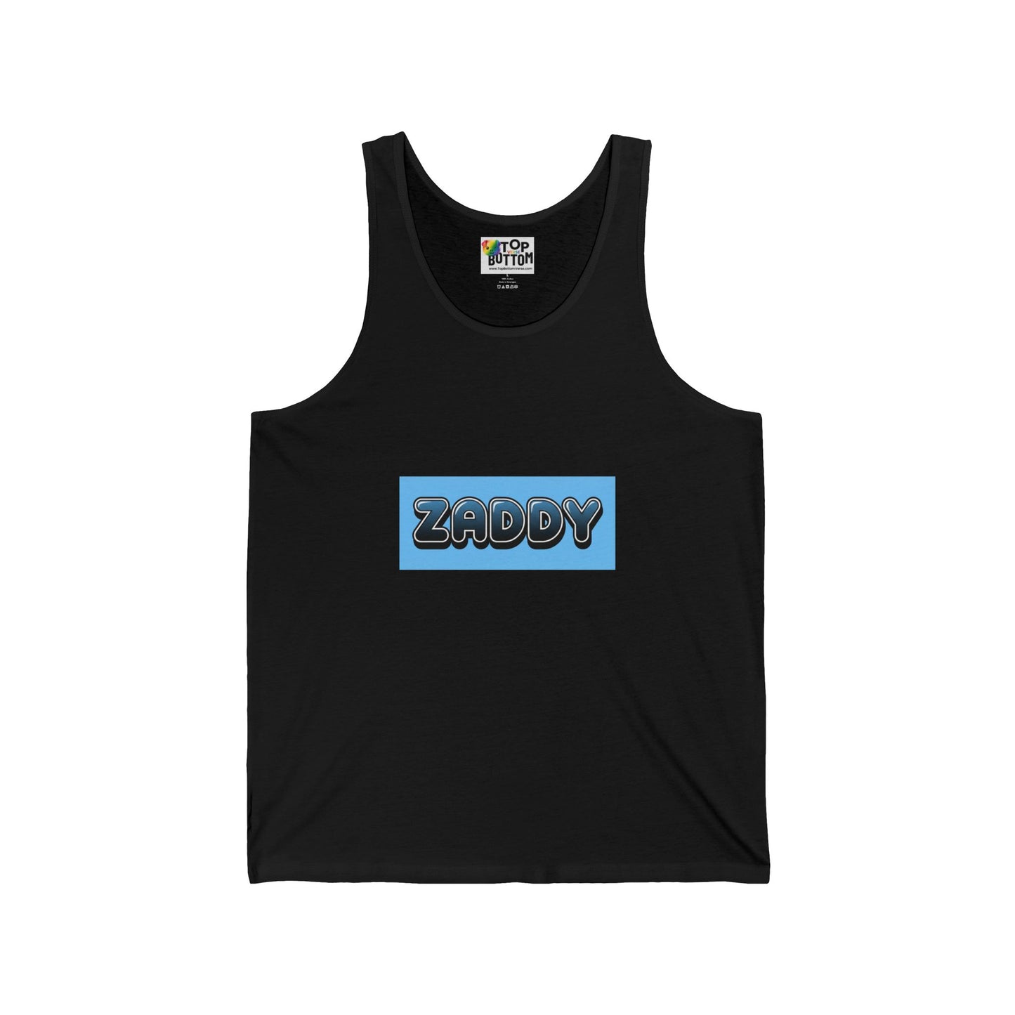 Zaddy Blue Retro Graphic Tank Top