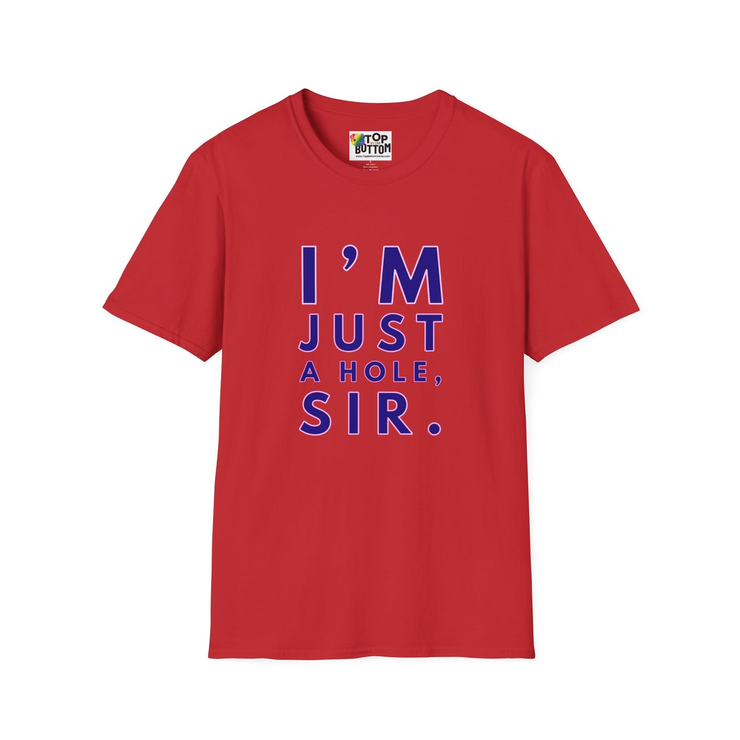 I'm Just A Hole, Sir. T‑Shirt