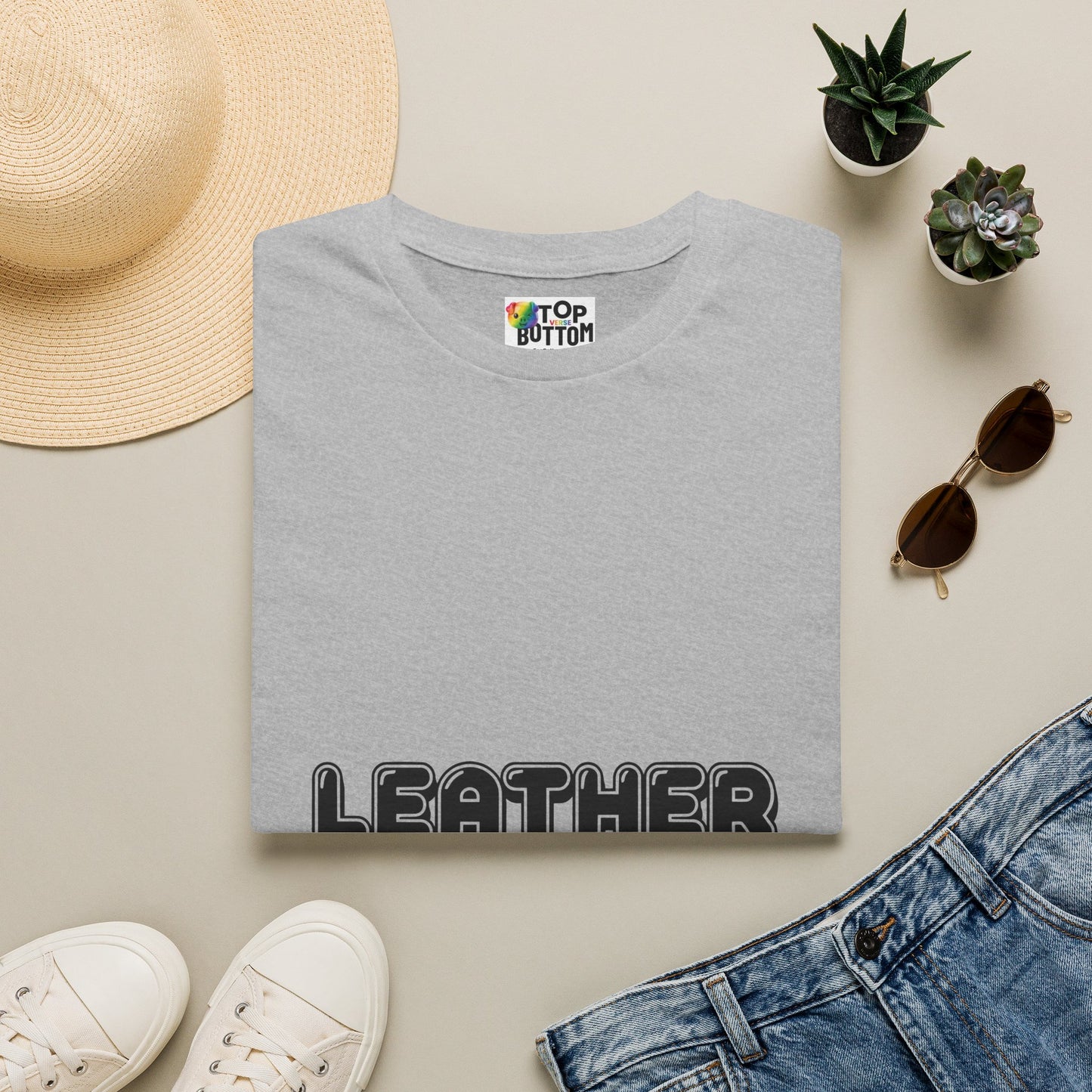 Leather Graphic T-Shirt