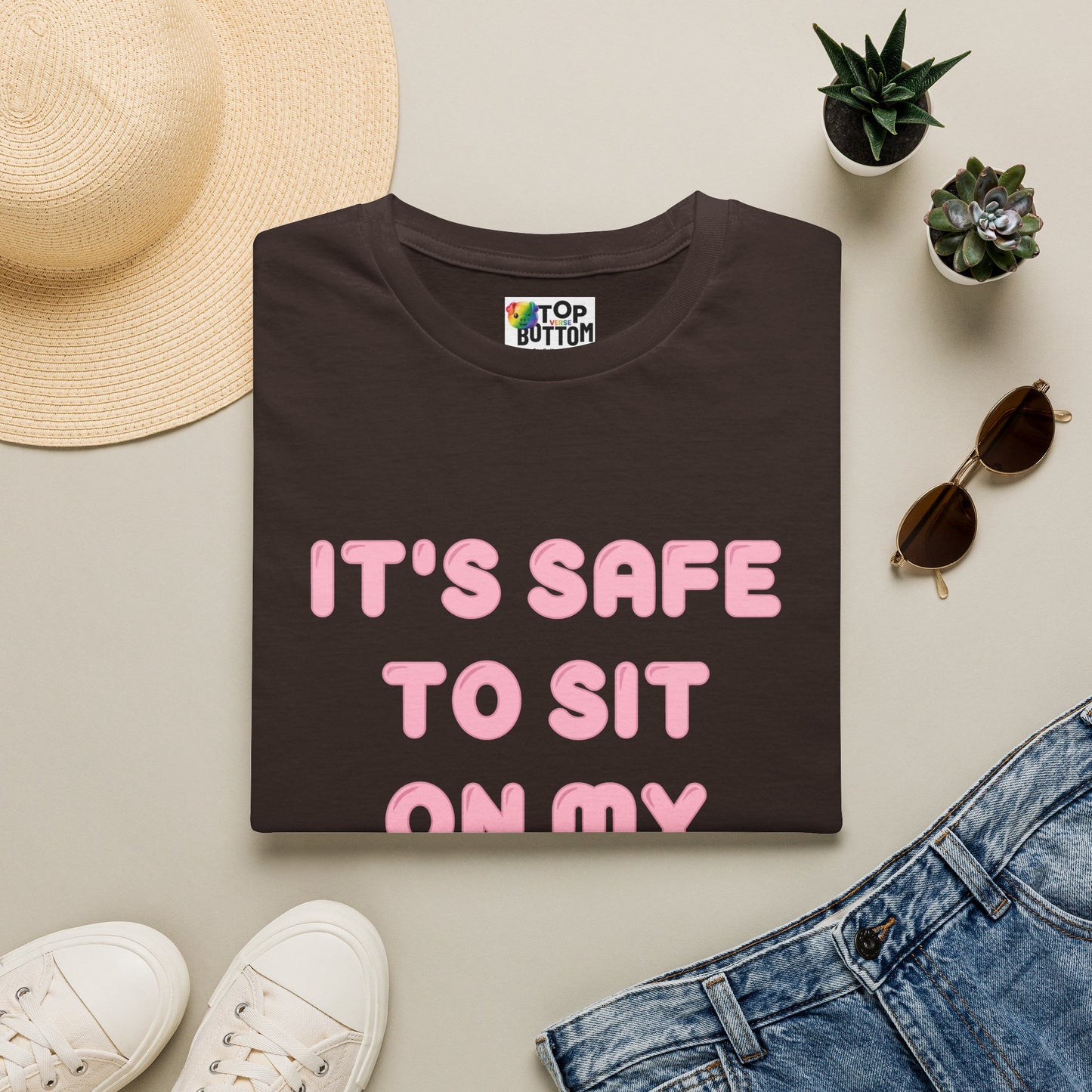 "It's Safe to Sit on My Face" T-Shirt