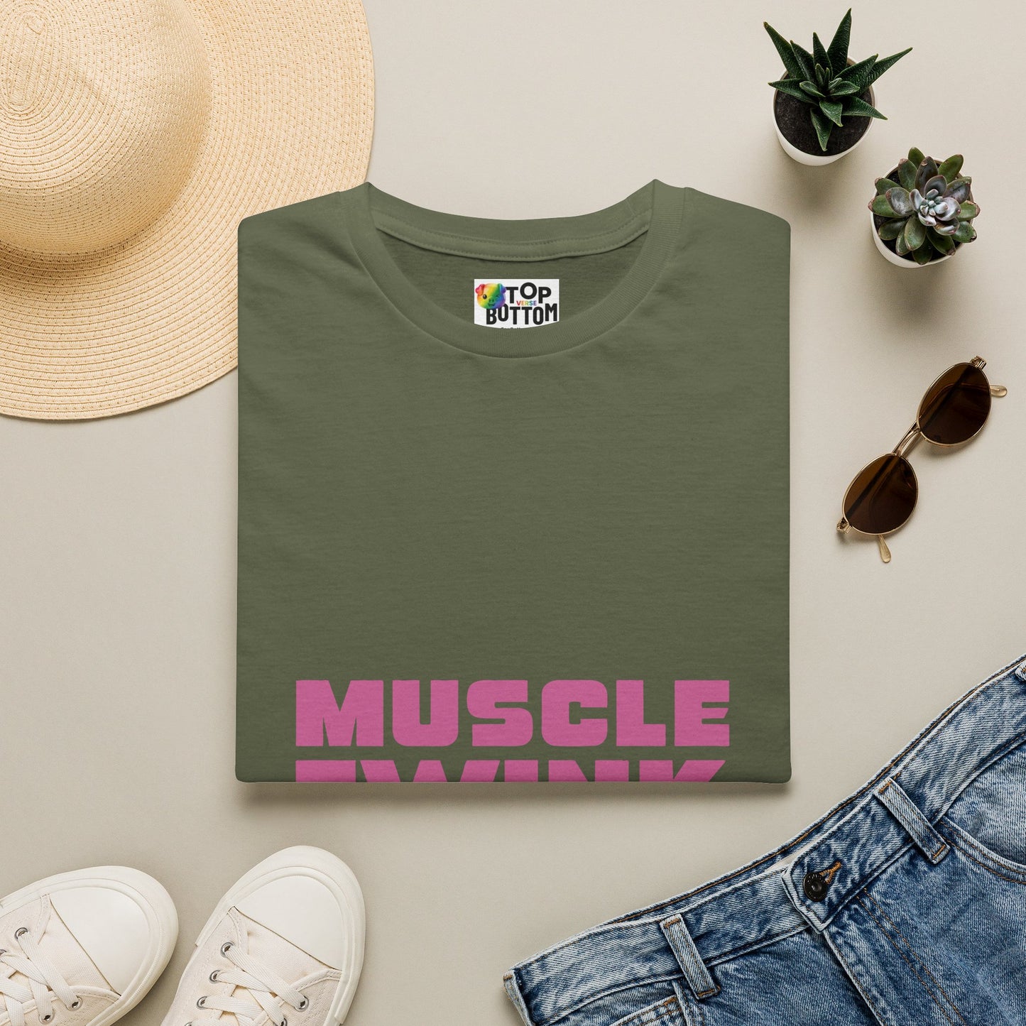 T‑Shirt — 'MUSCLE TWINK'