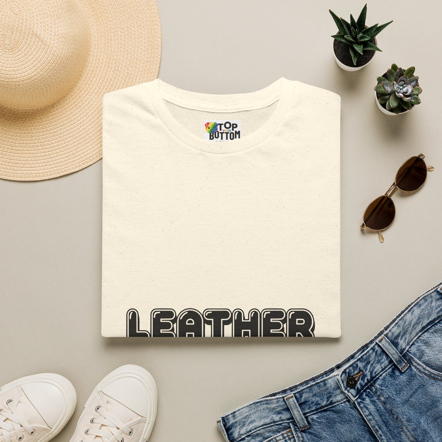 Leather Graphic T-Shirt