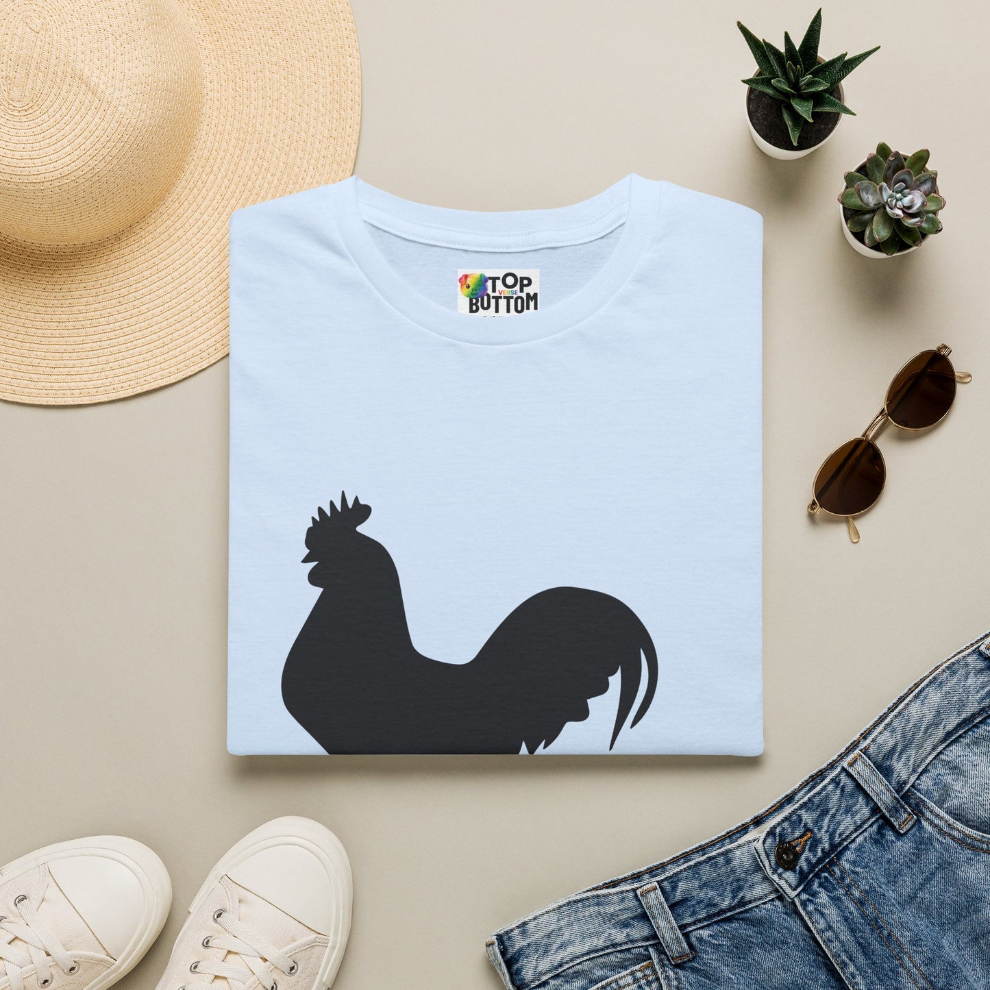 Rooster Silhouette Cock T-Shirt