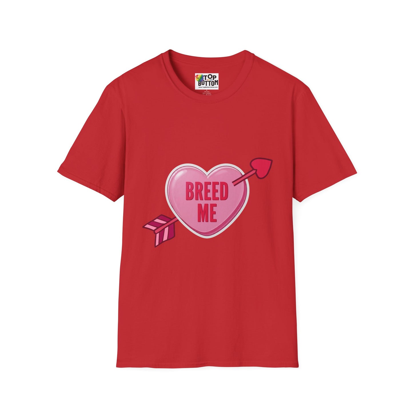 T-Shirt — Pink Heart 'Breed Me'