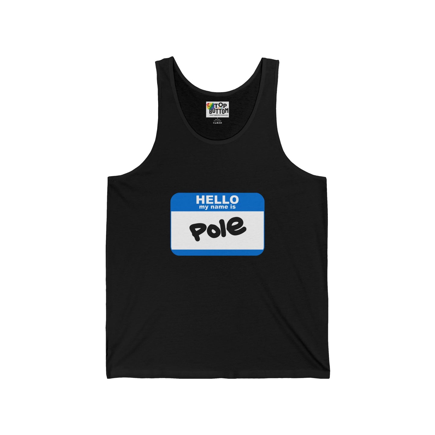 Hello My Name Is Pole Tank Top