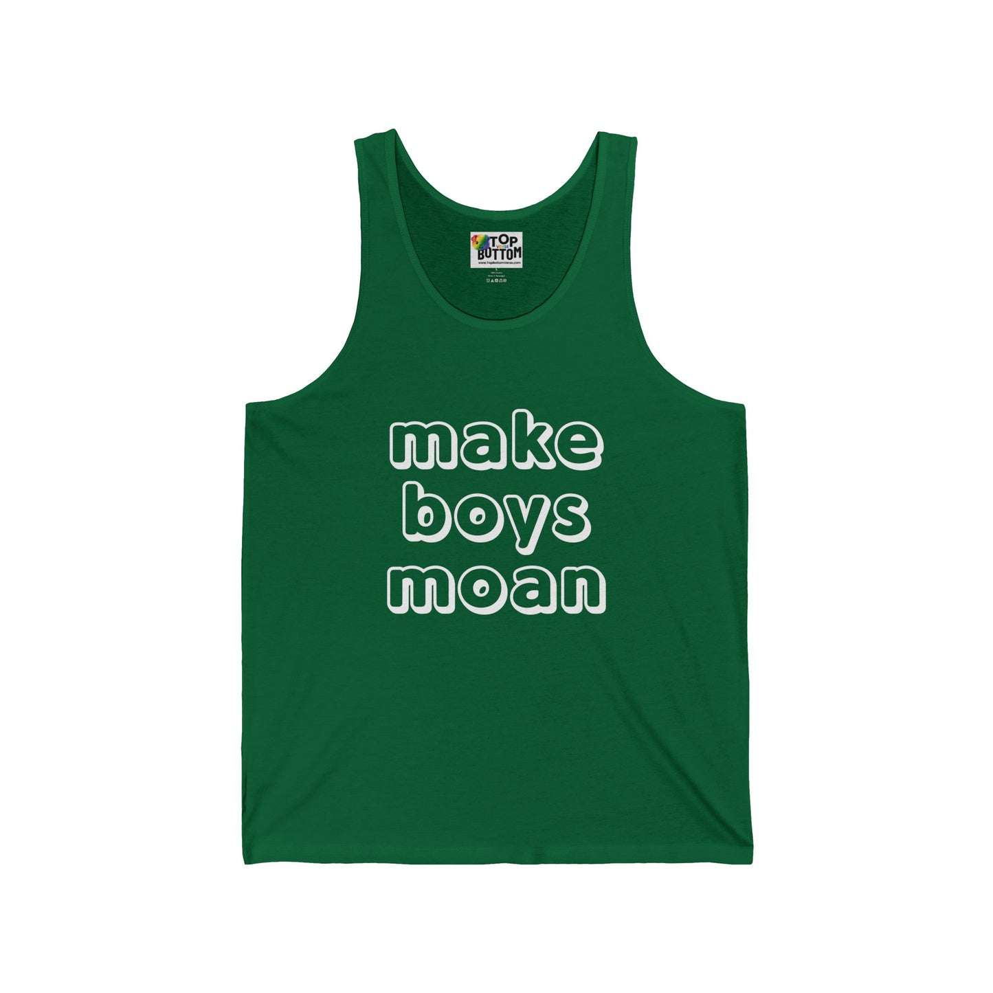 Make Boys Moan Tank Top