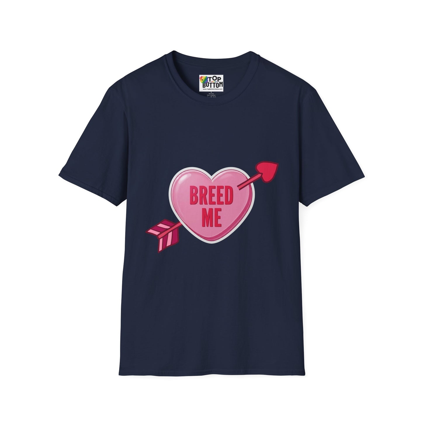 T-Shirt — Pink Heart 'Breed Me'
