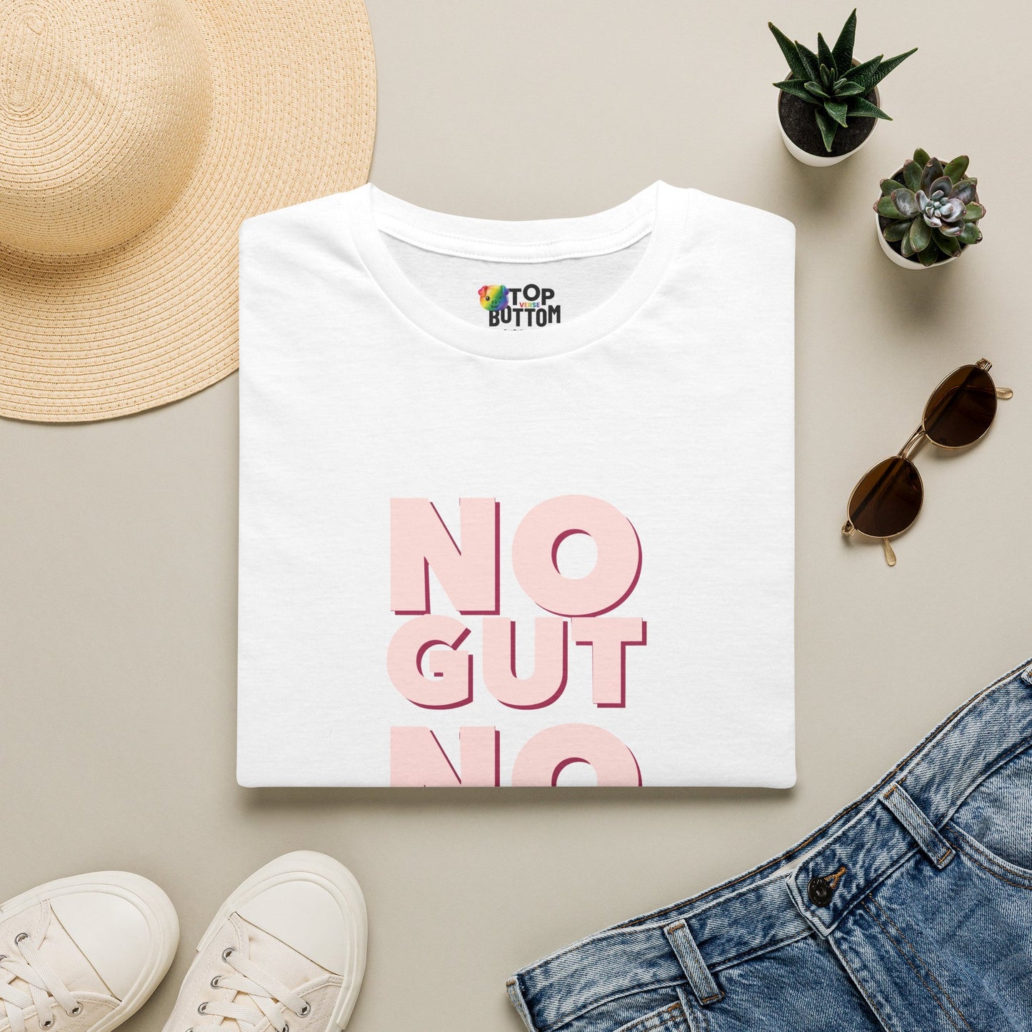 No Gut No Nut Graphic T-Shirt