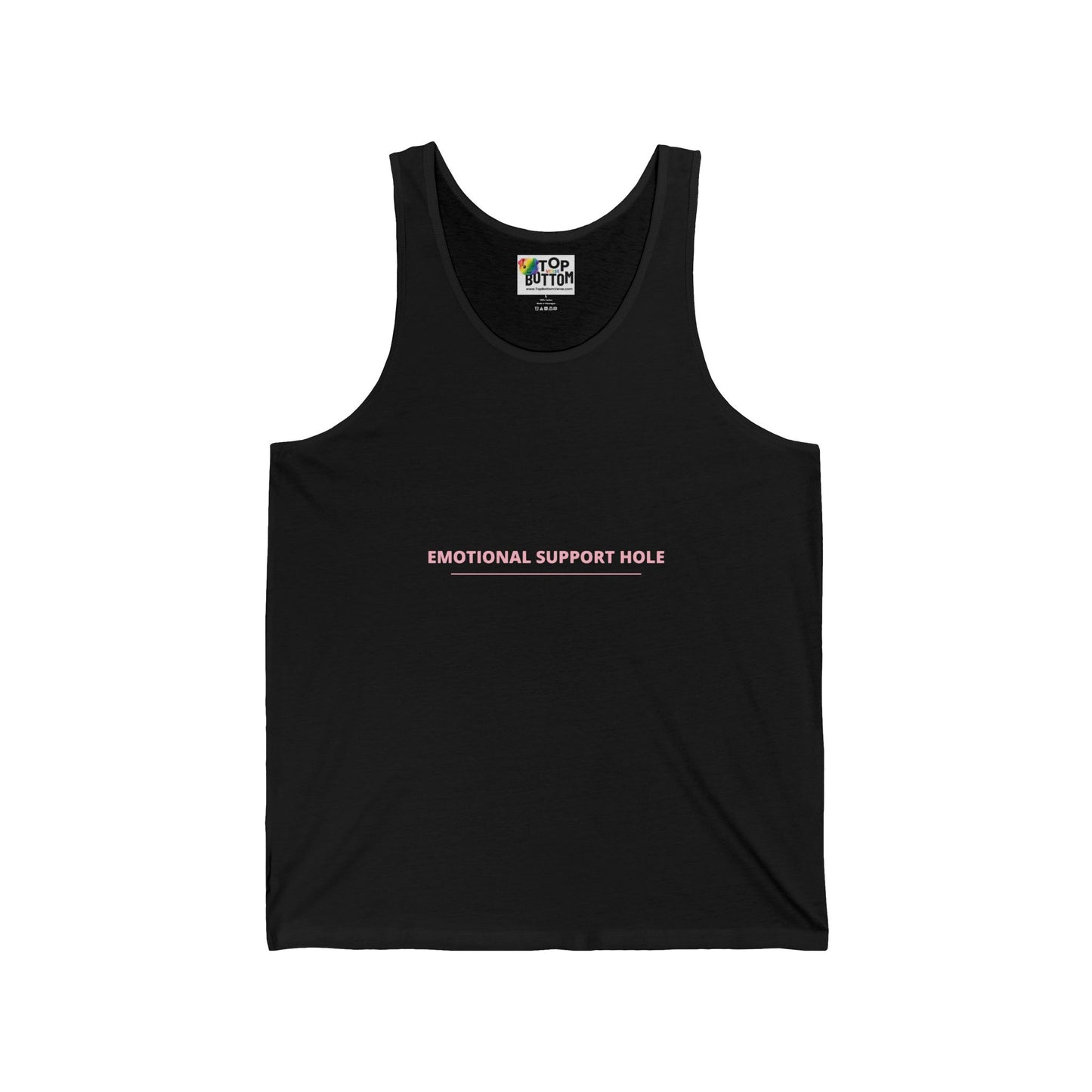 Emotional Support Hole Tank Top