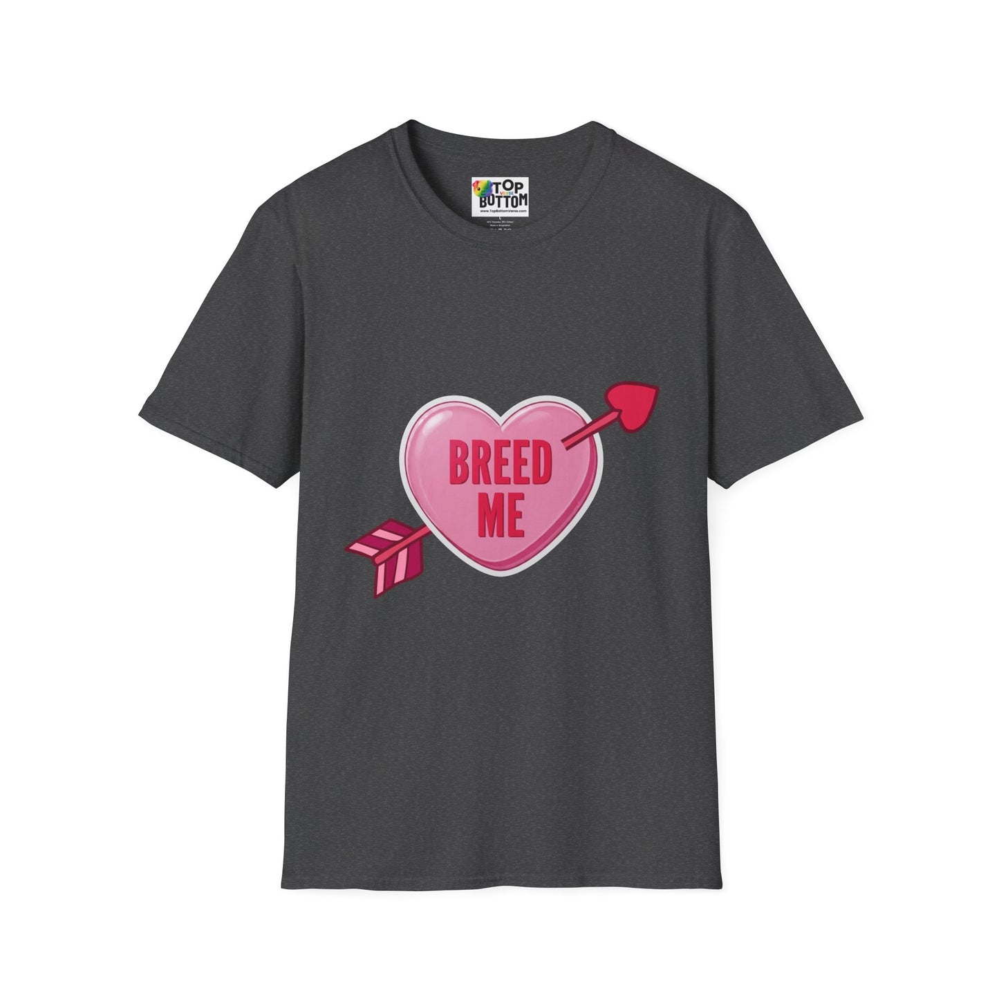 T-Shirt — Pink Heart 'Breed Me'