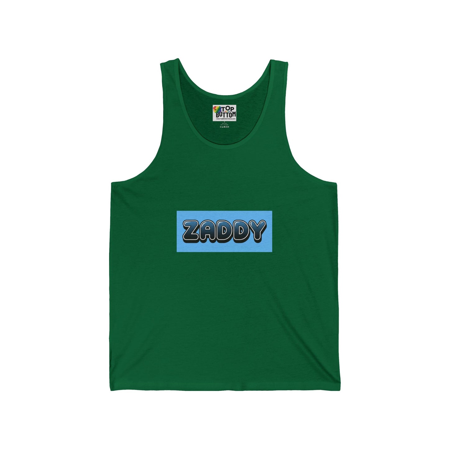 Zaddy Blue Retro Graphic Tank Top