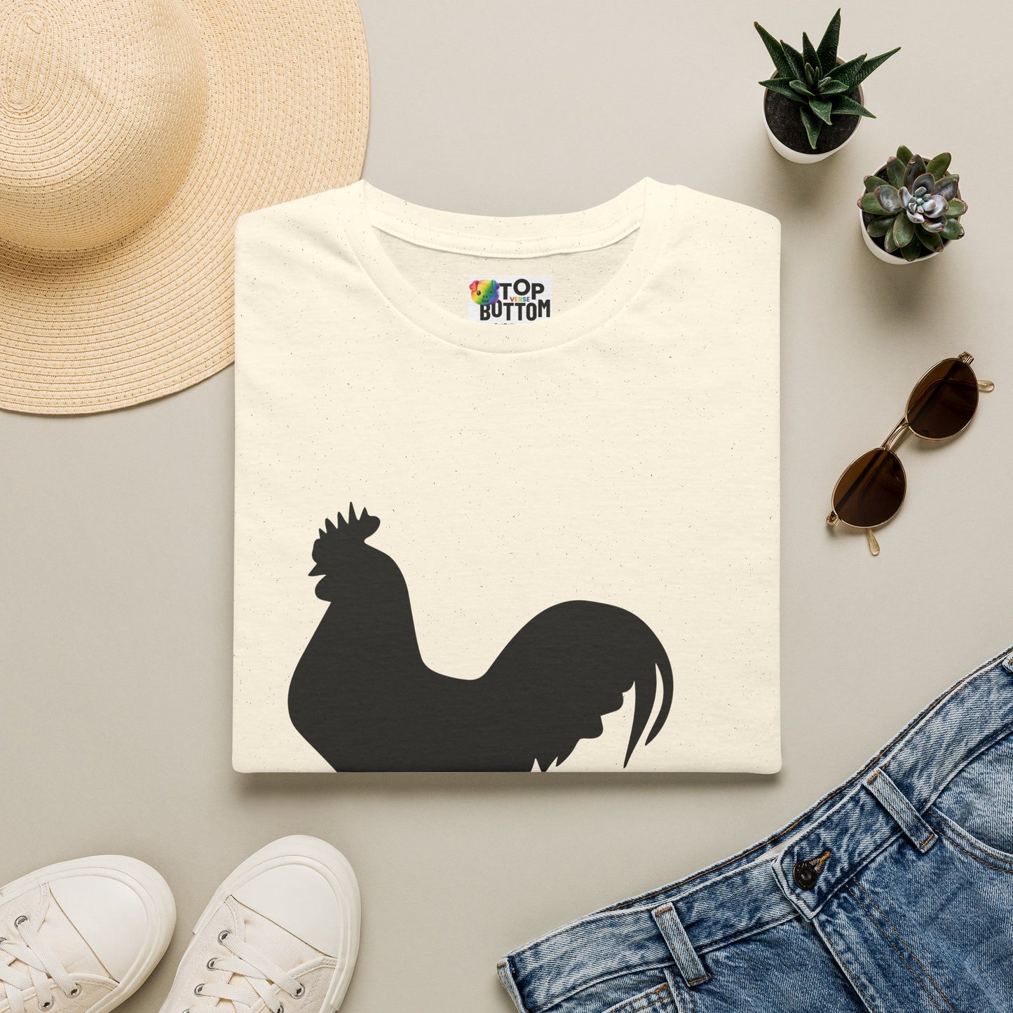 Rooster Silhouette Cock T-Shirt