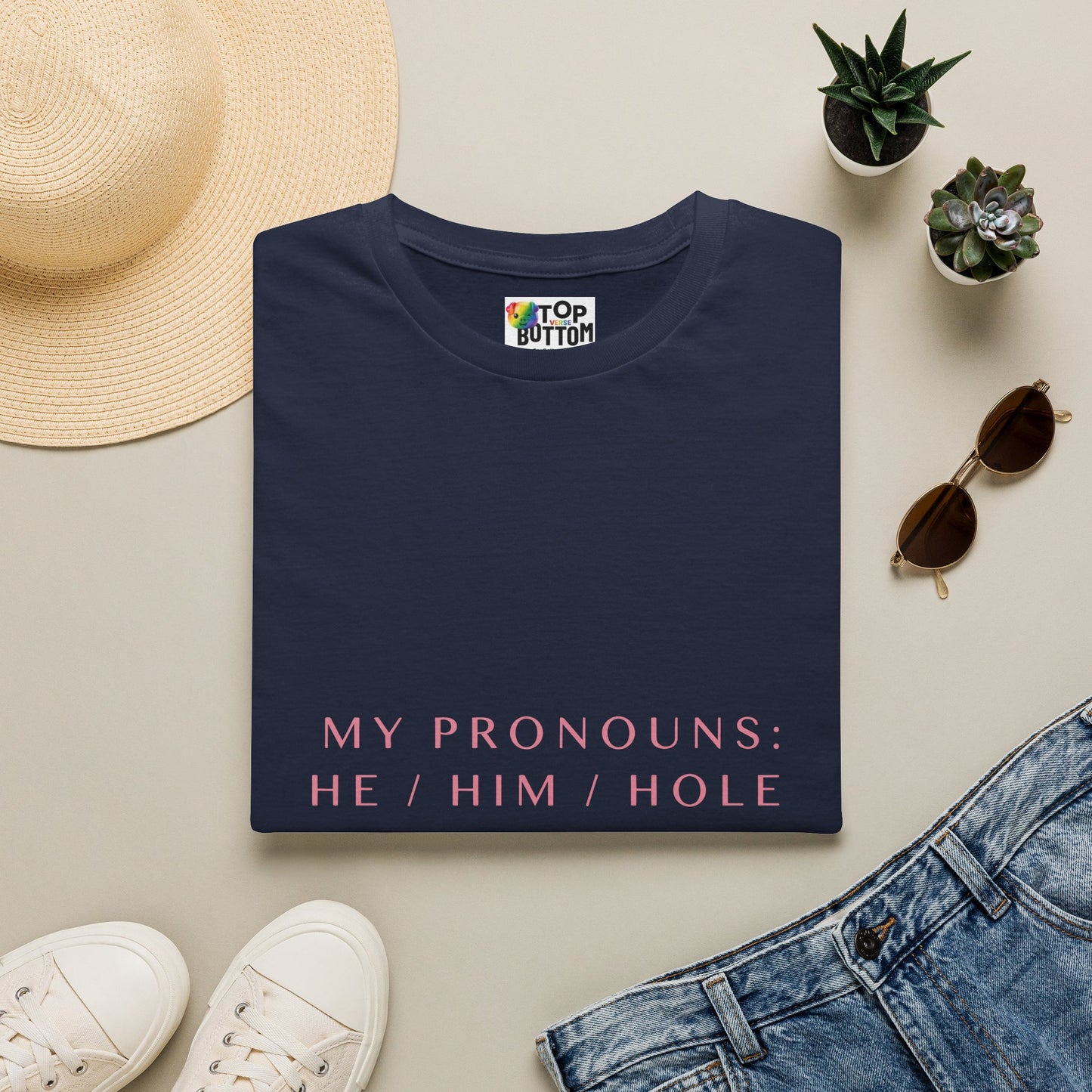"My Pronouns: He / Him / Hole" T-Shirt