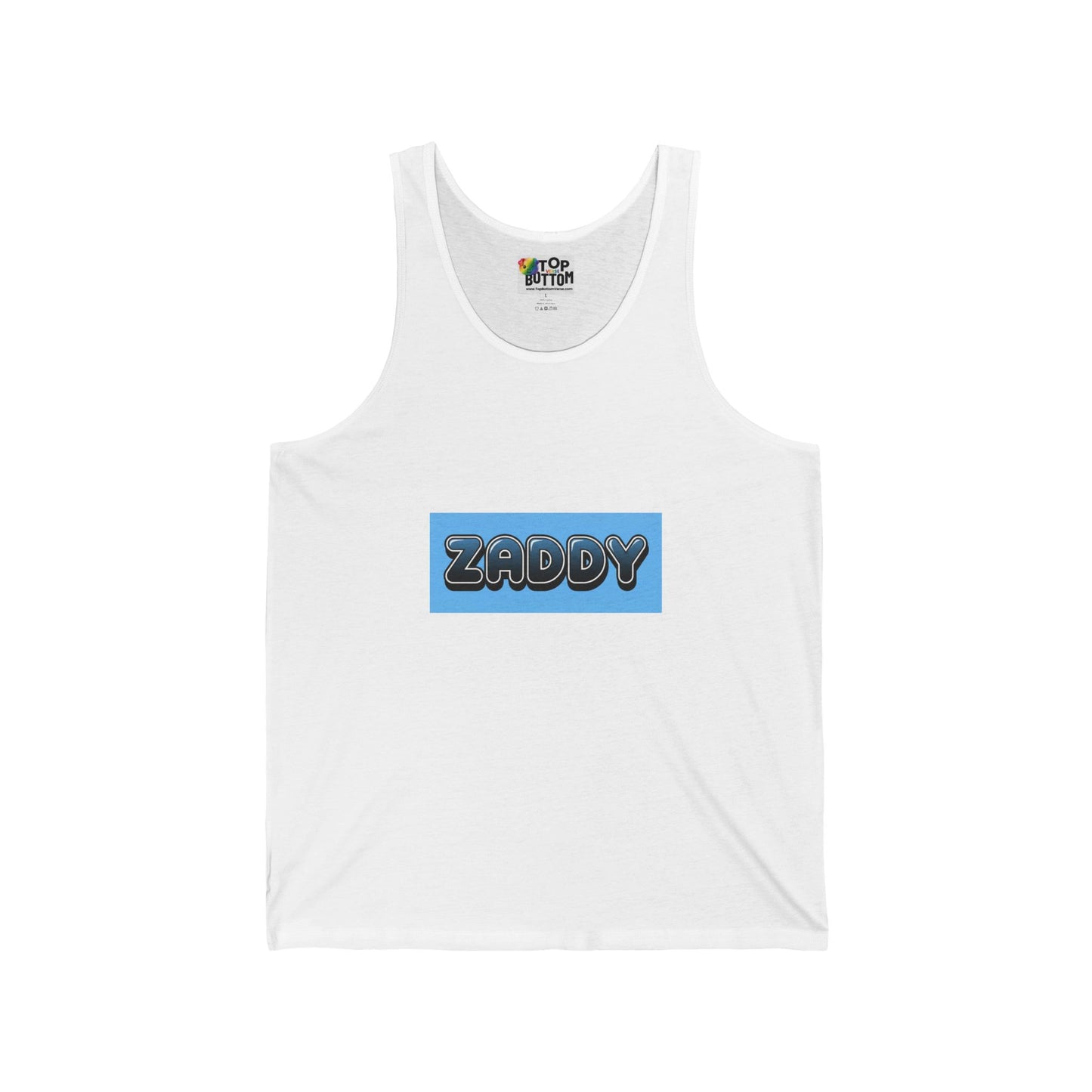 Zaddy Blue Retro Graphic Tank Top