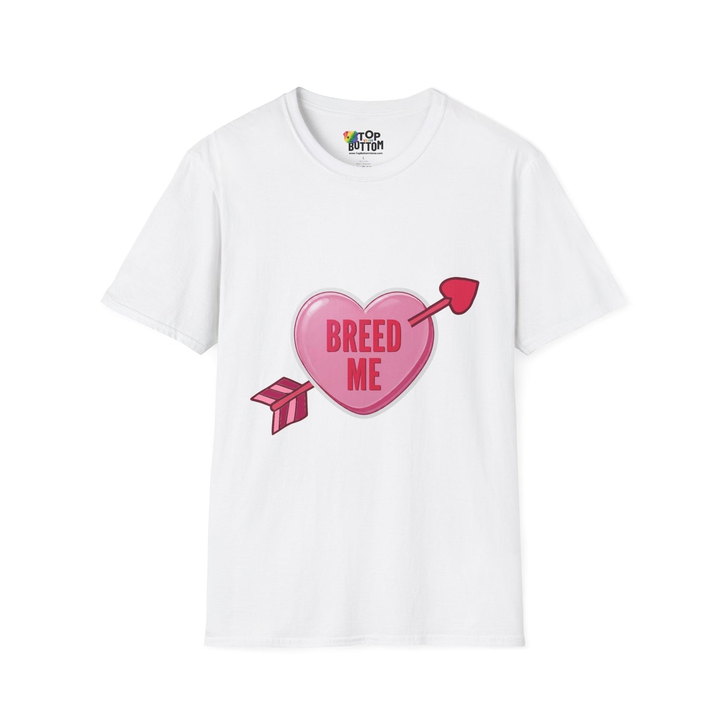 T-Shirt — Pink Heart 'Breed Me'