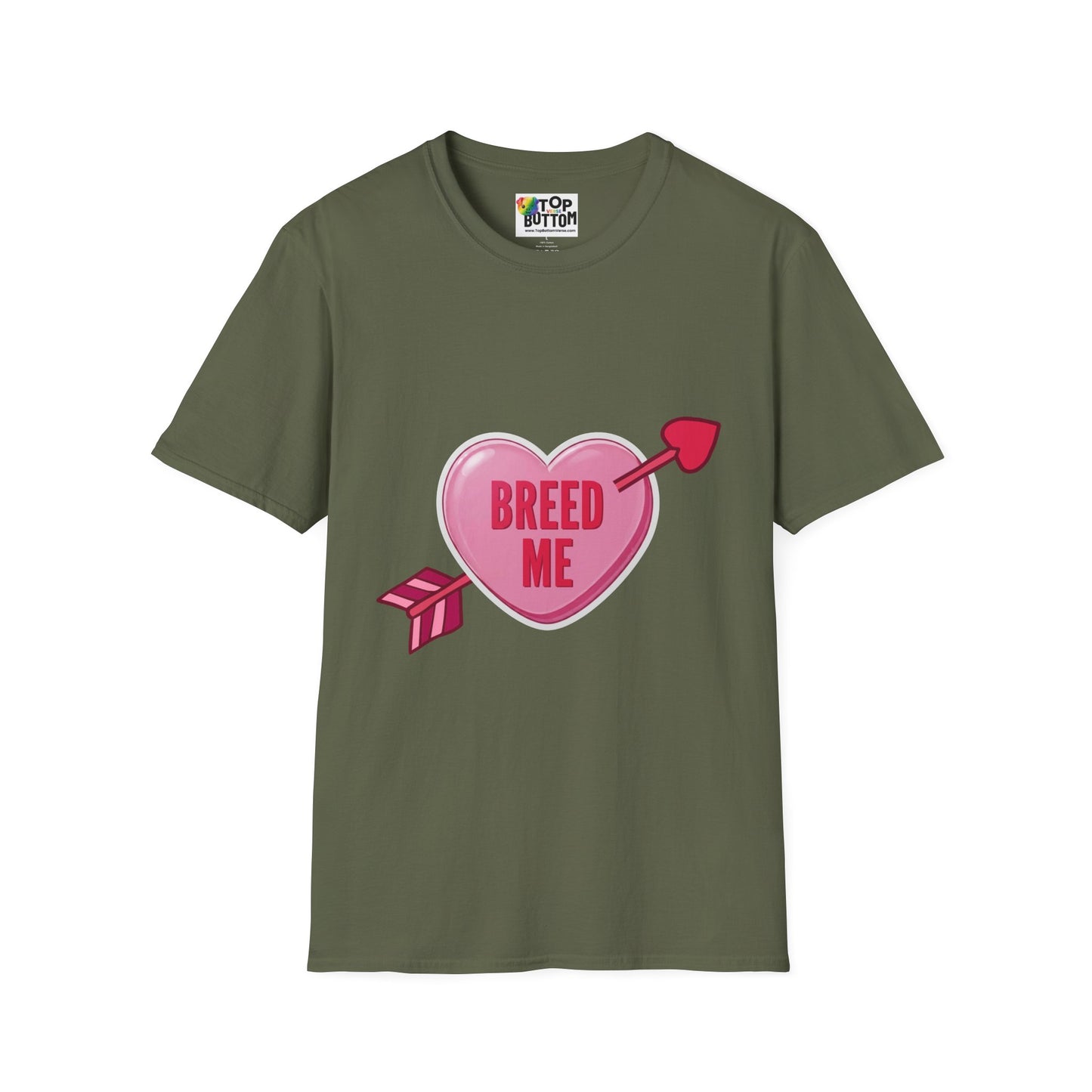 T-Shirt — Pink Heart 'Breed Me'