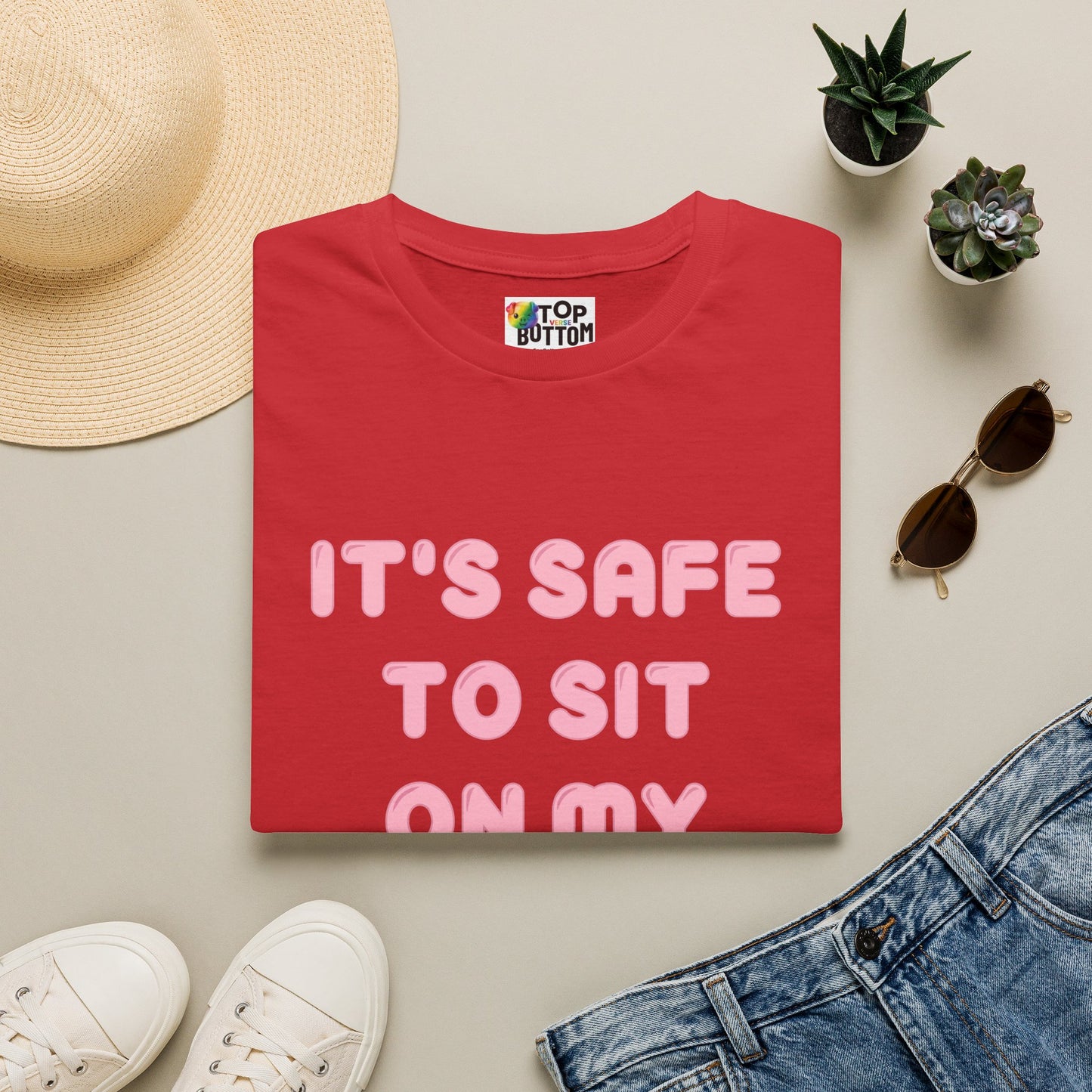 "It's Safe to Sit on My Face" T-Shirt