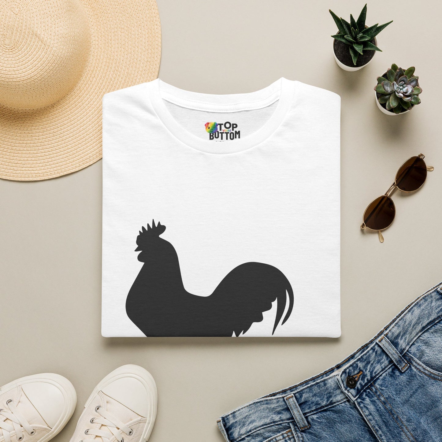 Rooster Silhouette Cock T-Shirt