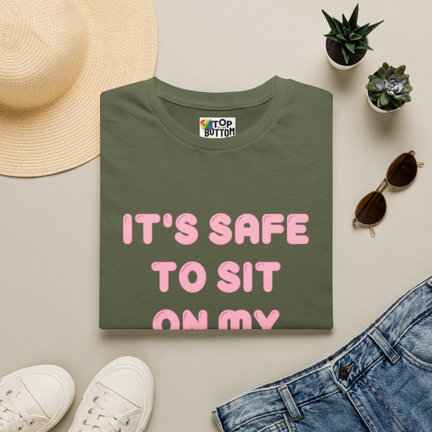 "It's Safe to Sit on My Face" T-Shirt