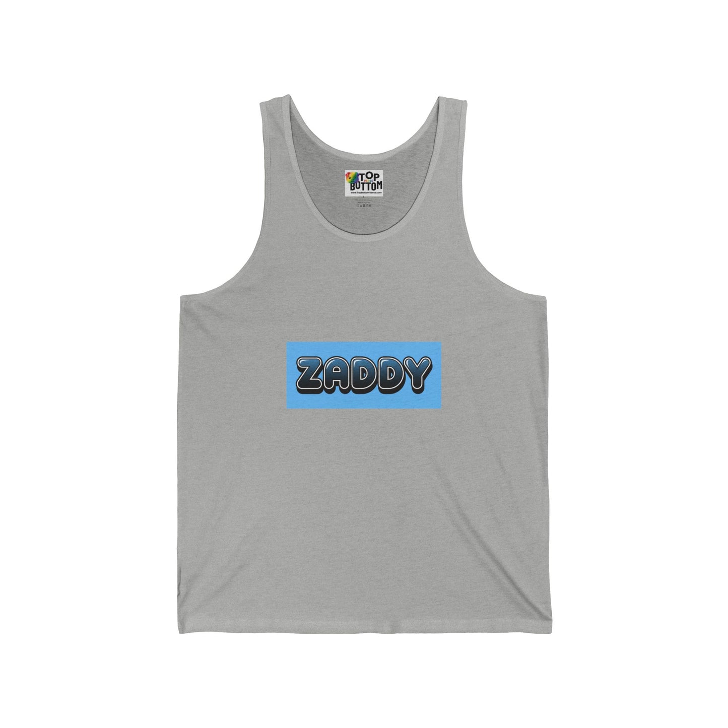 Zaddy Blue Retro Graphic Tank Top