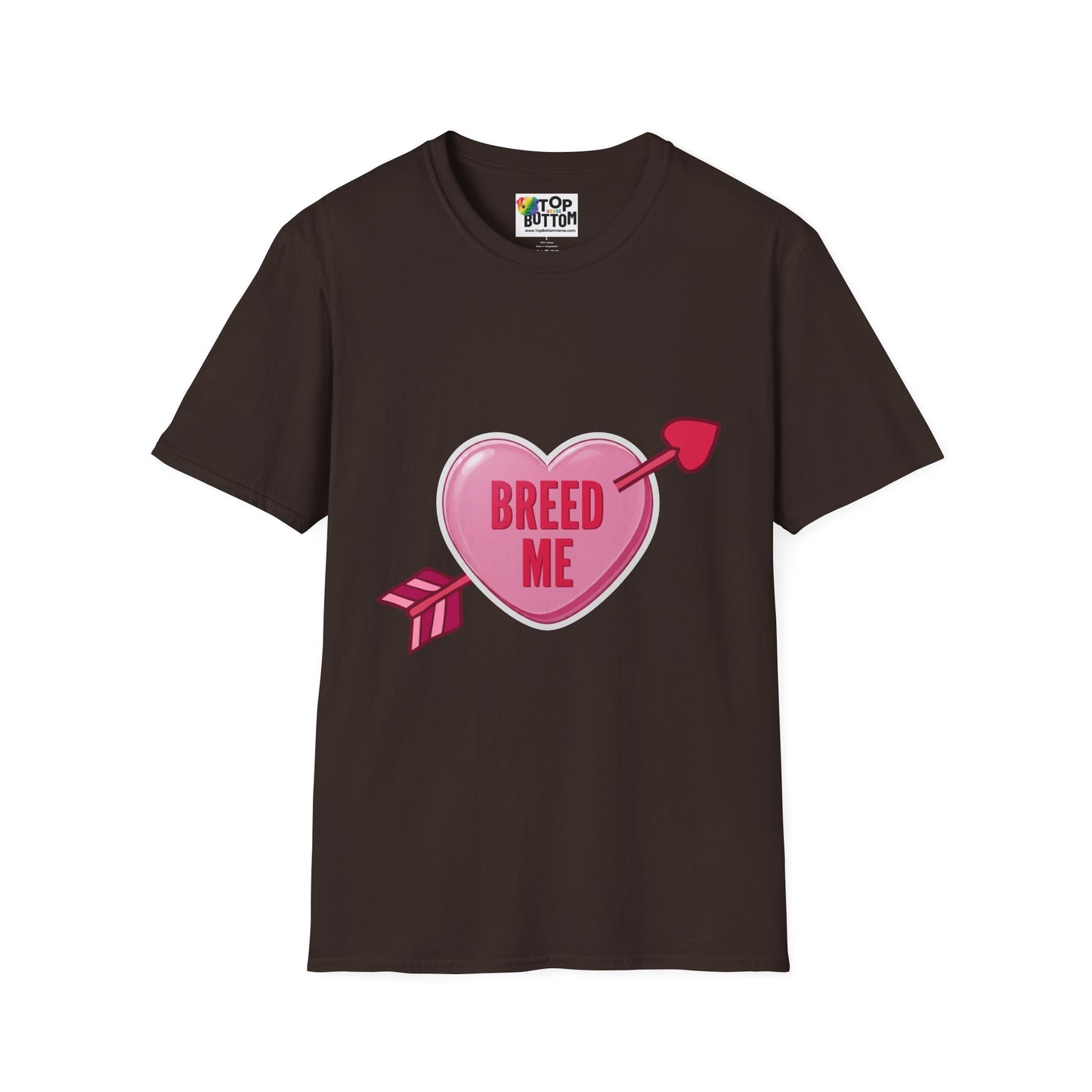 T-Shirt — Pink Heart 'Breed Me'